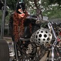 Dewi Persik Berpose Di Atas Motor