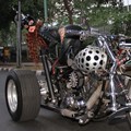 Dewi Persik Berpose Di Atas Motor