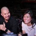 Ahmad Dhani dan Agnes Monica Saat Latihan Konser Mahakarya