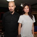 Ahmad Dhani dan Agnes Monica Saat Latihan Konser Mahakarya