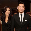Dian Ayu  dan Ananda Omesh di Resepsi Pernikahan Ayu Dewi