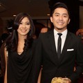 Dian Ayu  dan Ananda Omesh di Resepsi Pernikahan Ayu Dewi
