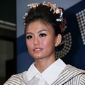 Agnes Monica di Konferensi Pers Grand Final 'Indonesian Idol'