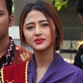 Dewi Persik Saat Berkunjung ke Rutan Wanita Pondok Bambu