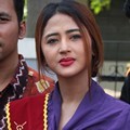 Dewi Persik Saat Berkunjung ke Rutan Wanita Pondok Bambu