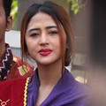Dewi Persik Saat Berkunjung ke Rutan Wanita Pondok Bambu