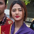 Dewi Persik Saat Berkunjung ke Rutan Wanita Pondok Bambu