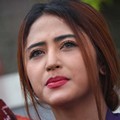 Dewi Persik Saat Berkunjung ke Rutan Wanita Pondok Bambu