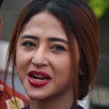 Dewi Persik Saat Berkunjung ke Rutan Wanita Pondok Bambu