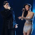 Ahmad Dhani dan Agnes Monica di Panggung 'Result & Reunion Show' Indonesian Idol 2012