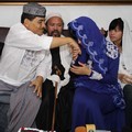 Angkasa Jaya, Habib Abdurrahman dan Julia Perez Saat Ditemui di Gedung BNN
