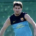 Lionel Messi Saat Latihan di Sports Center FC Barcelona Joan Gamper