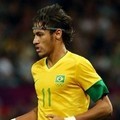 Neymar dari Brazil saat Melawan Korea di Olimpiade 2012