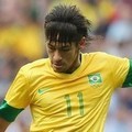 Neymar dari Brazil saat Melawan New Zealand di Olimpiade 2012
