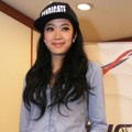 Widy Vierra Saat Jumpa Pers HUT MNCTV Ke-21