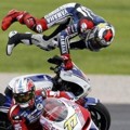 Jorge Lorenzo Terpental di MotoGP Valencia 2012