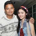 Derby Romero dan Febby Blink Saat Jumpa Pers SCTV Awards 2012