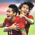 Selebrasi Andik Vermansyah Setelah Berhasil Membobol Gawang Singapura