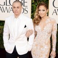Casper Smart dan Jennifer Lopez di Red Carpet Golden Globe Awards 2013