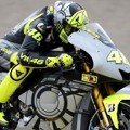 Valentino Rossi Saat Menjalani Tes Perdana MotoGP 2013
