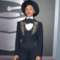 Janelle Monae di Red Carpet Grammy Awards 2013