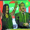 Sandra Bullock dan Neil Patrick Harris Tersiram Slime Kids Choice Awards 2013