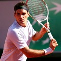 Roger Federer di Laga Perempatfinal Perancis Terbuka 2013