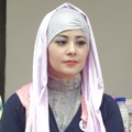 Risty Tagor di Pembukaan Miss Moz Moslem Center Surabaya