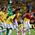 Keceriaan Pemain Brazil Setelah Raih Juara Piala Konfederasi 2013