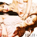 Yoona dan Kwon Yuri Girls' Generation di Majalah High Cut Edisi Juli 2013