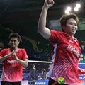 Ekspresi Kemenangan Tontowi Ahmad dan Lilyana Natsir