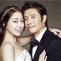 Lee Min Jung dan Lee Byung Hun di Majalah Elle Edisi September 2013