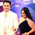 Annisa Bahar dan Suaminya di Red Carpet 'Celebration of a Decade'