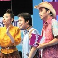 Ayu Dewi, Olga Syahputra dan Denny Cagur Saat Menjadi Host Acara Musik 'Dahsyat'