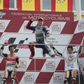 Jorge Lorenzo Merayakan Kemenangan