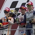 Dani Pedrosa, Marc Marquez dan Jorge Lorenzo di Atas Podium