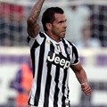 Carlos Tevez di Pertandingan Serie A ACF Fiorentina VS Juventus