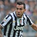 Carlos Tevez di Pertandingan Serie A Juventus VS Genoa CFC