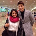 Nirina Zubir Saat Dijemput Eru di Bandara