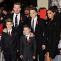 David Beckham Hadi bersama Victoria Adams dan Anak-anaknya  di Premiere Film 'The Class of 92'