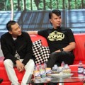 Anang Hermansyah, Ahmad Dhani dan Titi Dj di Jumpa Pers 'Indonesian Idol 2014'