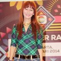 Inul Daratista Saat Jumpa Pers HUT Indosiar