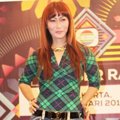 Inul Daratista Saat Jumpa Pers HUT Indosiar