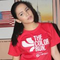 Angelica Pieters Saat Jumpa Pers 'The Color Run 2014'