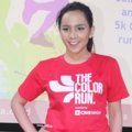 Angelica Pieters Saat Jumpa Pers 'The Color Run 2014'