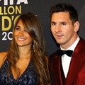 Lionel Messi dan Antonella Roccuzzo Hadir di FIFA Ballon d'Or Gala 2013