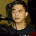 Enda Ungu Saat Menggelar Jumpa Pers di Jalan Tebet Barat Dalam, Jakarta Selatan