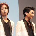 Teo dan Yun Lunafly Saat Jumpa Pers 'Lukie Beat Live in Concert'