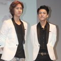 Teo dan Yun Lunafly Saat Jumpa Pers 'Lukie Beat Live in Concert'