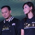 Verdi Solaiman dan Olga Lydia Saat Jumpa Pers Film '12 Menit Kemenangan Untuk Selamanya'